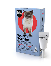 worm screen spot on solution, large cats > 5 - 8kg