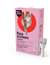 flea screen combo, cats > 1kg