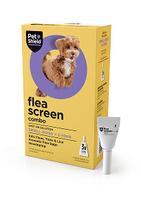 flea screen combo spot-on solution, small dogs > 2 - 10kg