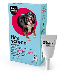 flea screen combo spot on solution, extra large dogs > 40kg