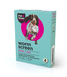 worm screen, dogs > 2kg